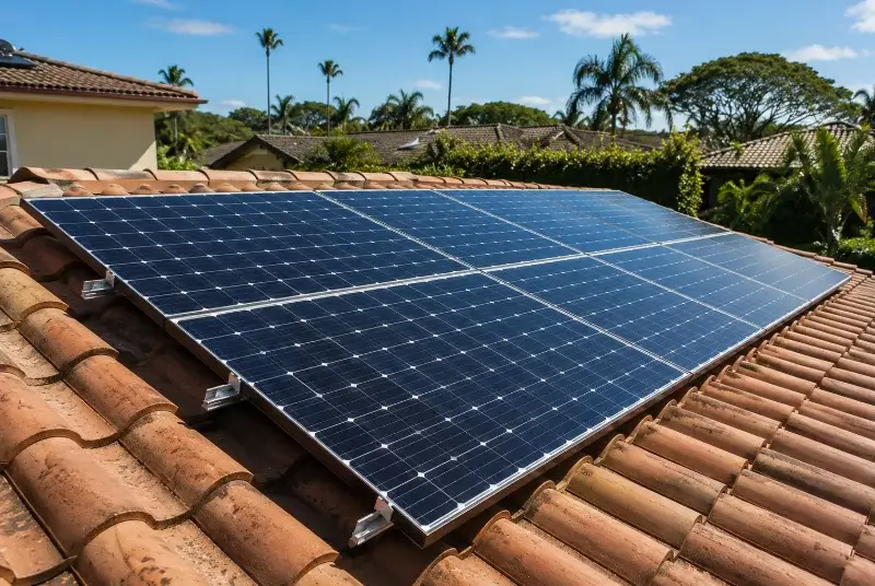 Installation de panneaux solaires à Barnave